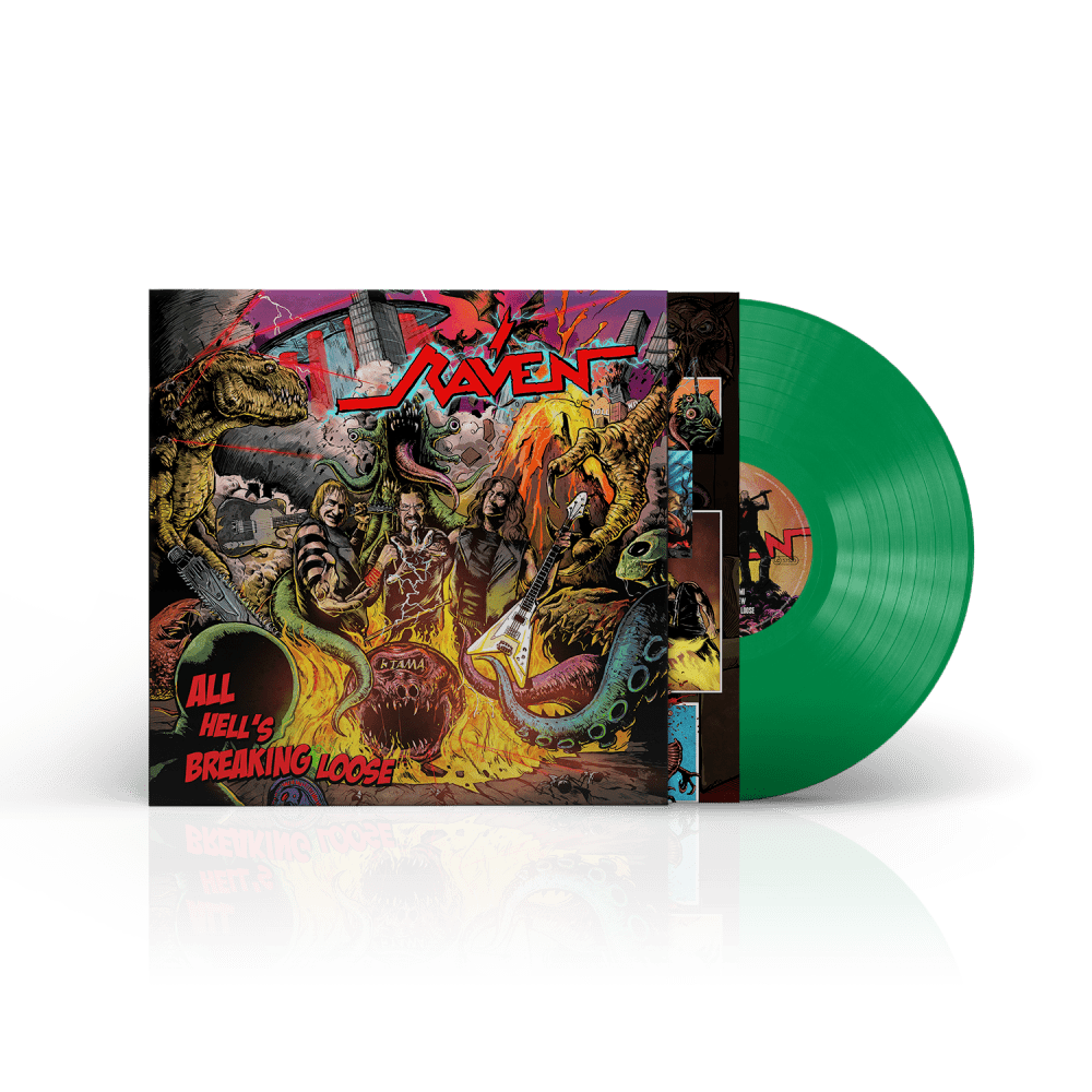 Raven - All Hells Breaking Loose Transparent Green Vinyl