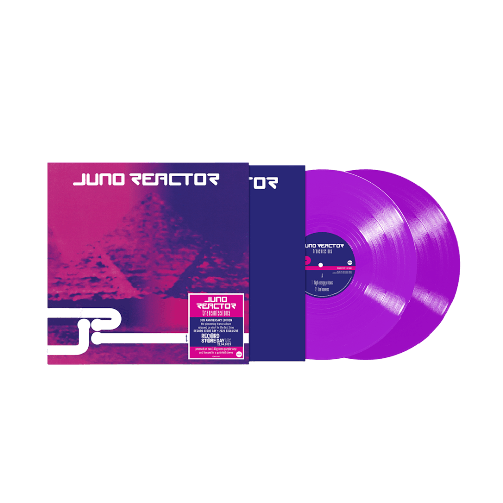 Juno Reactor - Transmissions 30th Anniversary Edition RSD 2023 Neon Violet Double-Vinyl