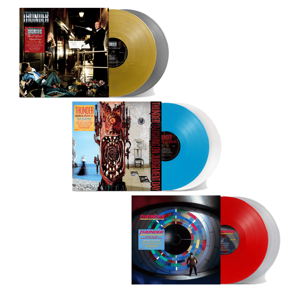 Thunder - Backstreet Symphony-Laughing On Judgement Day & Behind Closed Doors Expanded Editions Limited Edition Colour Double-Vinyl