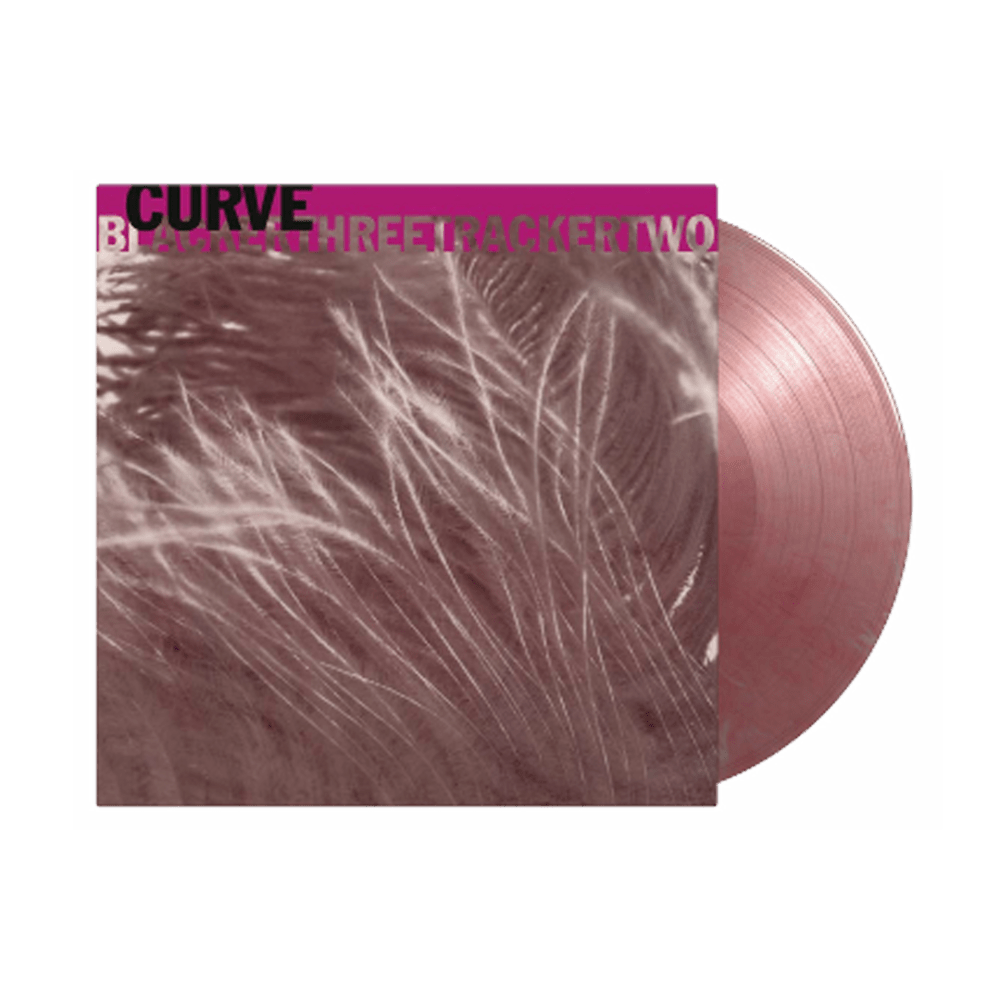 Curve - BlackerThreeTrackerTwo Silver & Red Marbled Heavyweight Vinyl