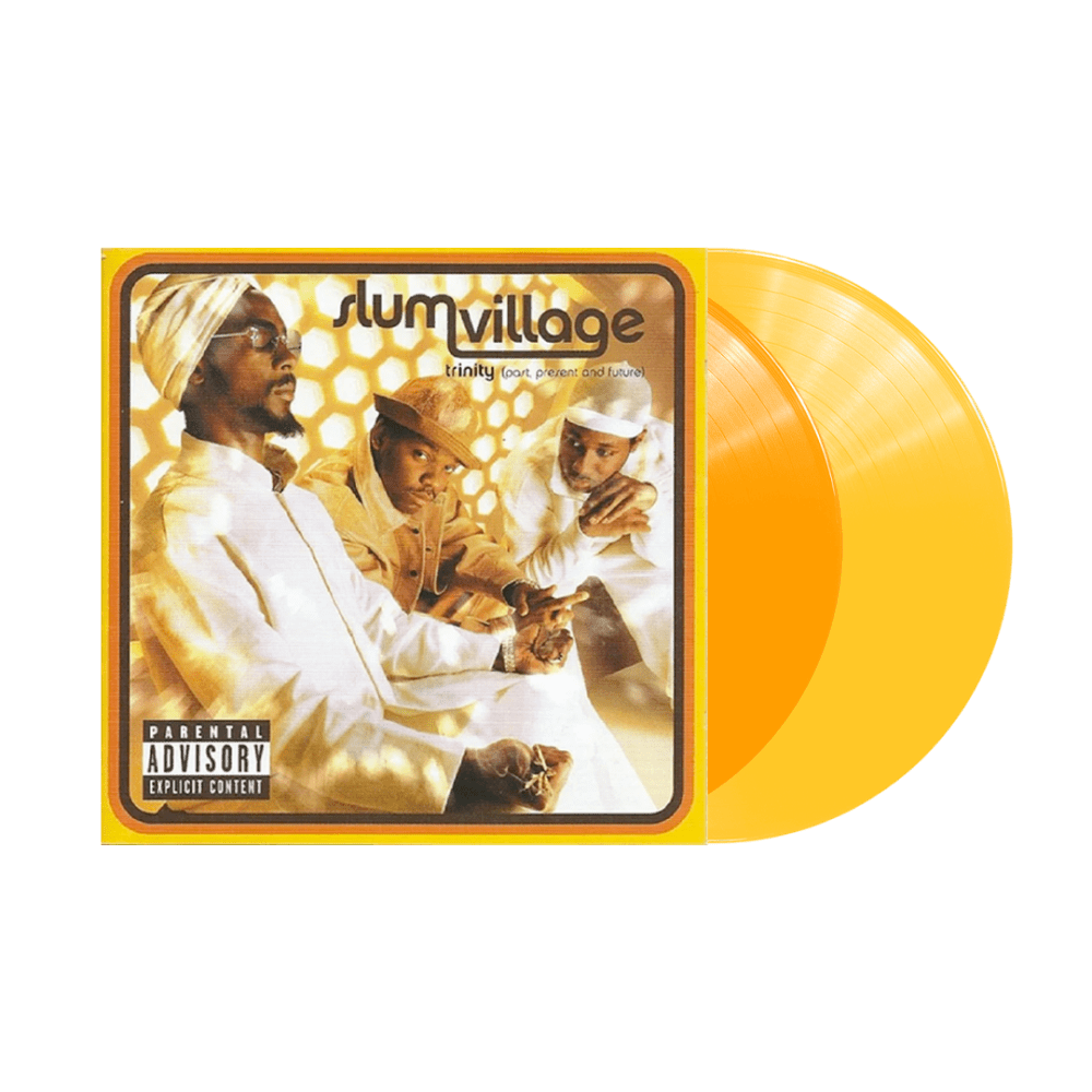 Slum Village - Trinity Past-Present and Future RSD 2023 Canary Yellow-Tangerine Orange Double-Vinyl