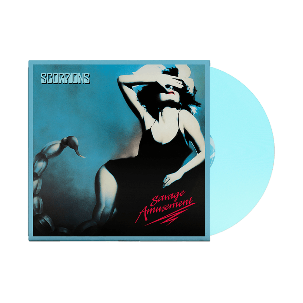 Scorpions - Savage Amusement Transparent Light Blue Heavyweight Vinyl