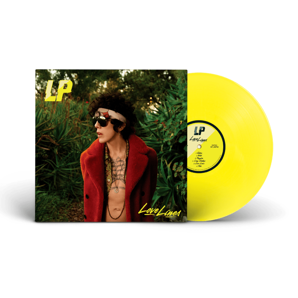 LP - Love Lines Neon Yellow-Vinyl