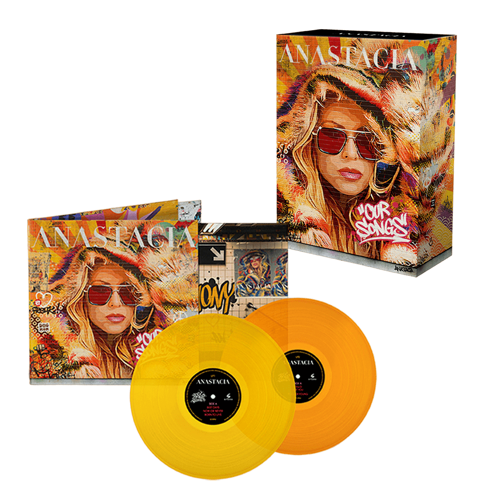 Anastacia - Our Songs Limited Deluxe CD Boxset-Orange and Yellow Double-Vinyl