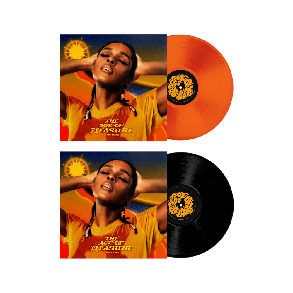 Janelle Monáe Vinyl - The Age Of Pleasure Orange + Black Vinyl