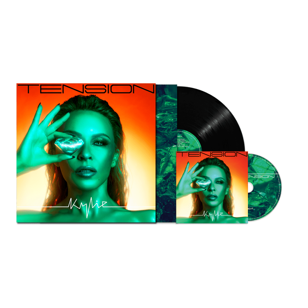 Kylie - Tension CD-Black Vinyl