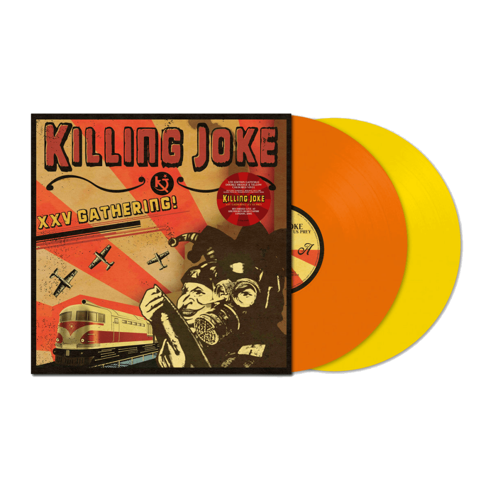 Killing Joke - XXV Gathering Yellow & Orange Double Vinyl Double LP