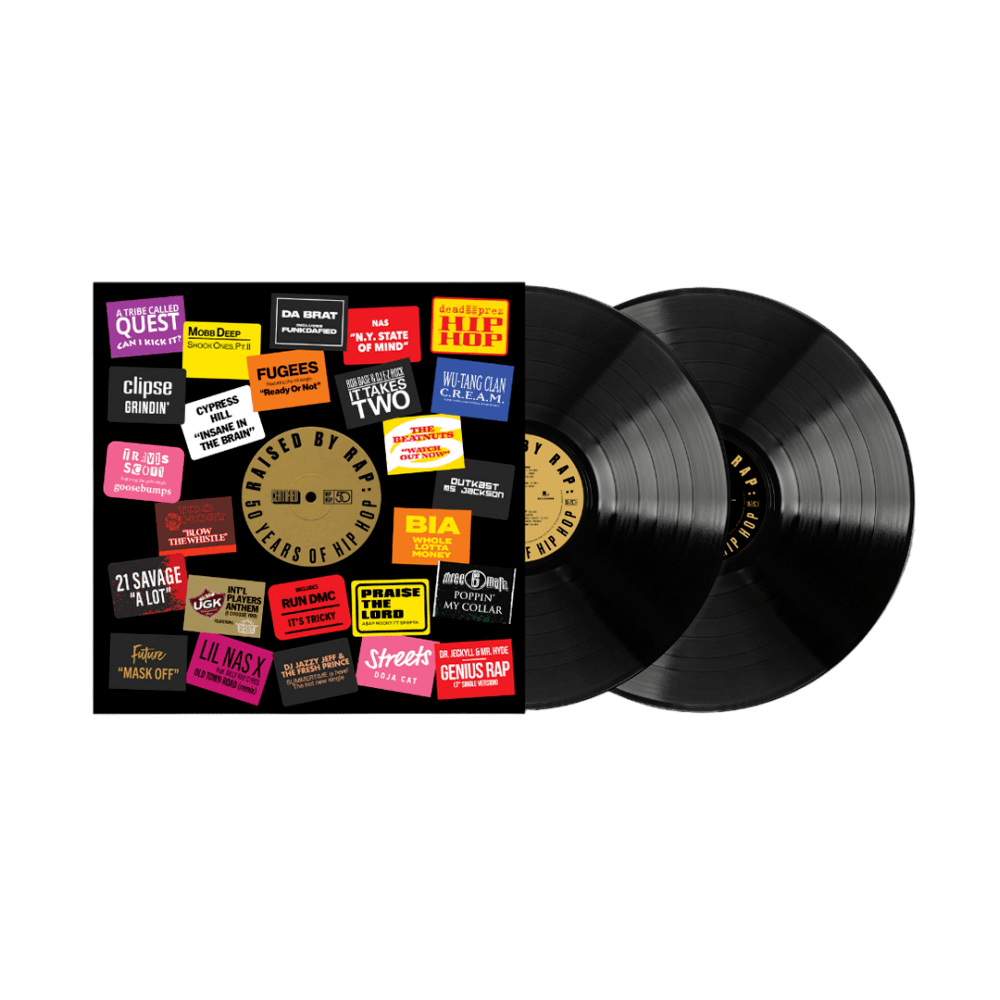 Various Artists - Raised by Rap: 50 Years of Hip Hop Double-Vinyl