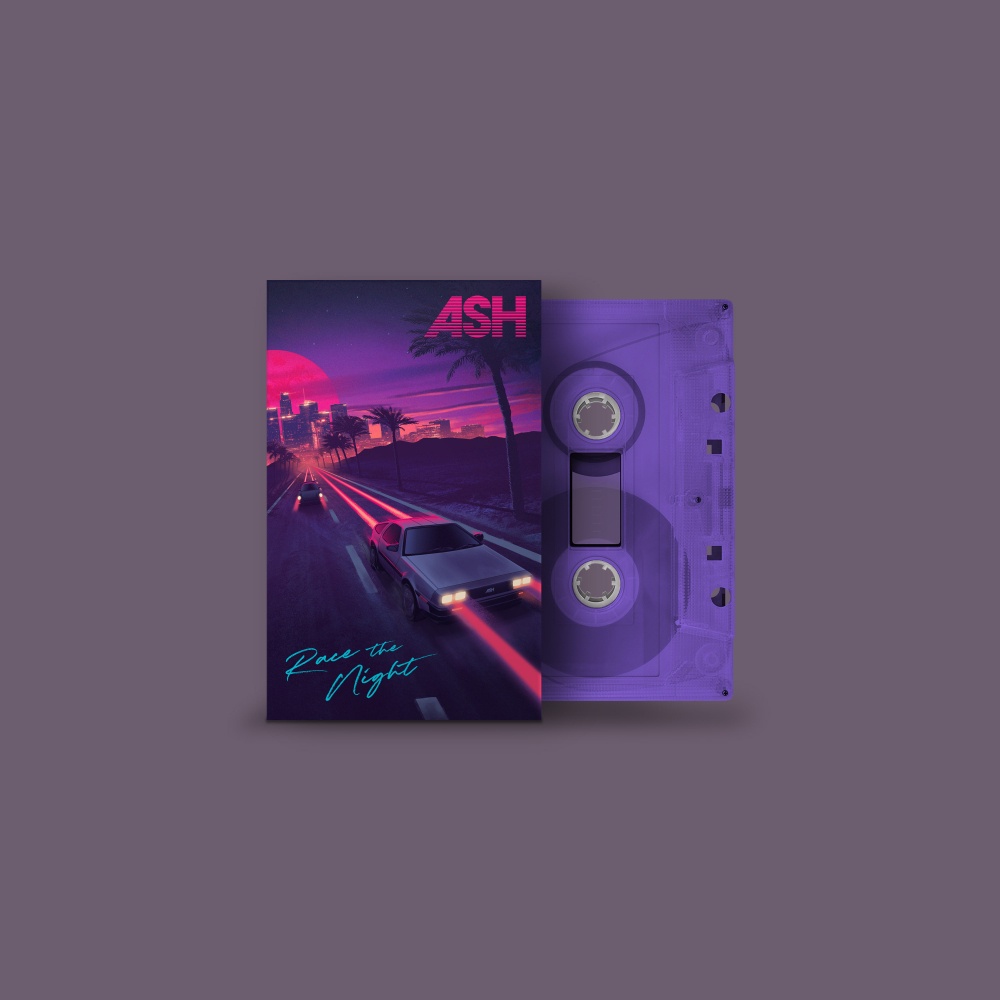 Ash - Race The Night Transparent Purple Cassette