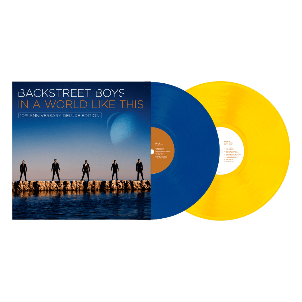 Backstreet Boys - In A World Like This Deluxe Edition Blue and Yellow Double-Vinyl