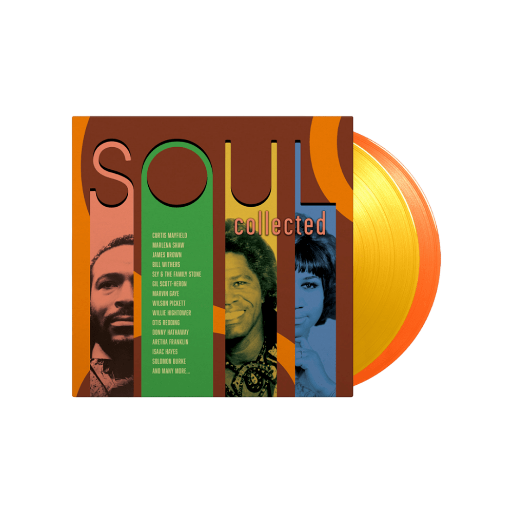 Various Artists - Soul Collected Yellow & Orange Double Heavyweight Vinyl