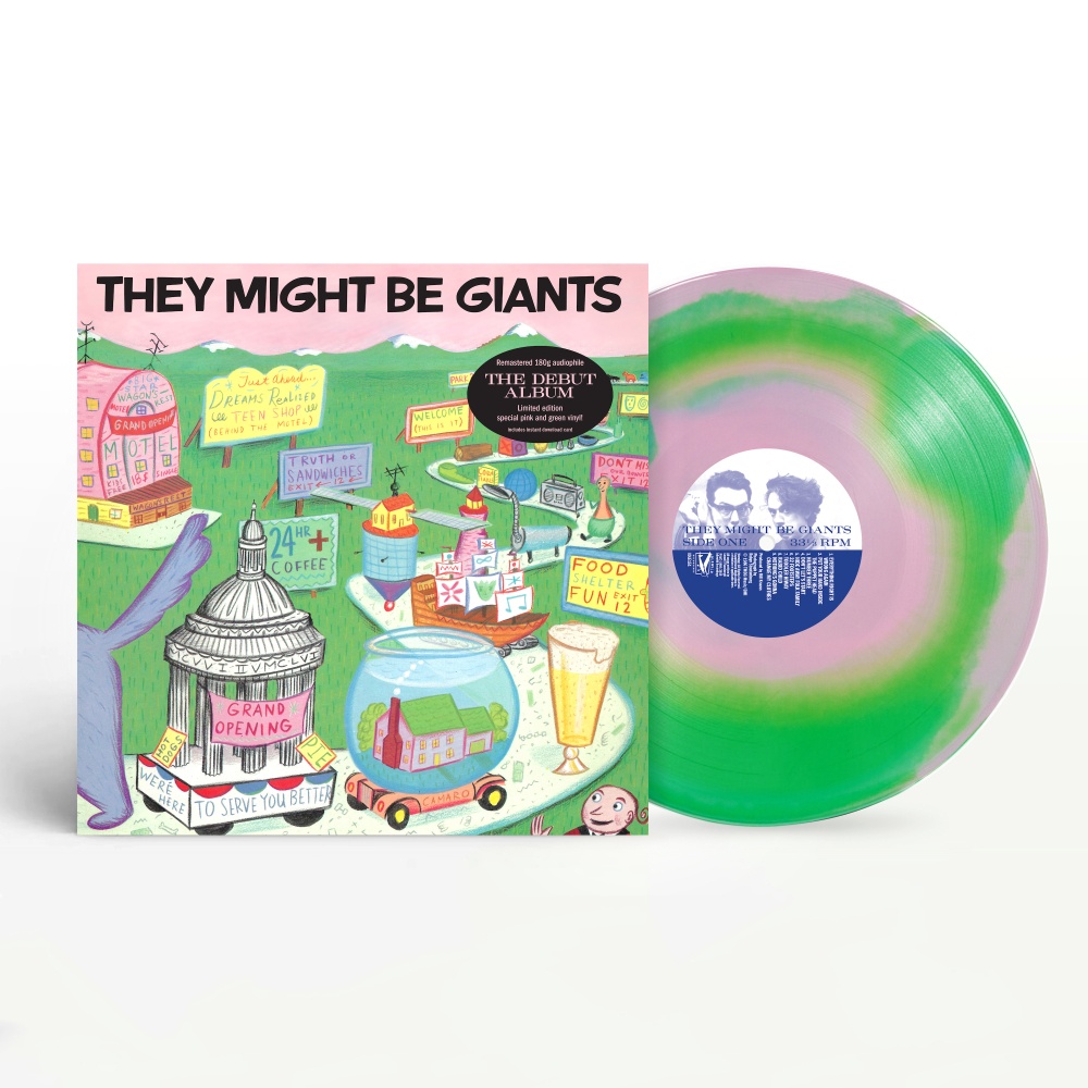 They Might Be Giants - They Might Be Giants Pink & Green Vinyl LP