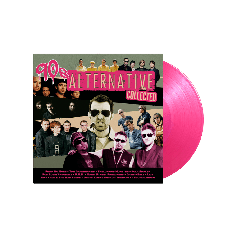 Various Artists - 90s Alternative Collected Translucent Magenta Double Heavyweight Vinyl