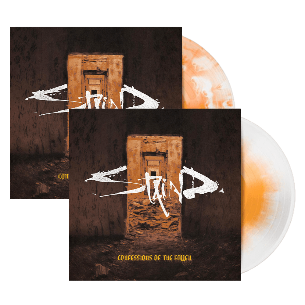 Staind - Confessions Of The Fallen Ultra Clear With Orange Splatter-Orange In Ultra Clear Vinyl