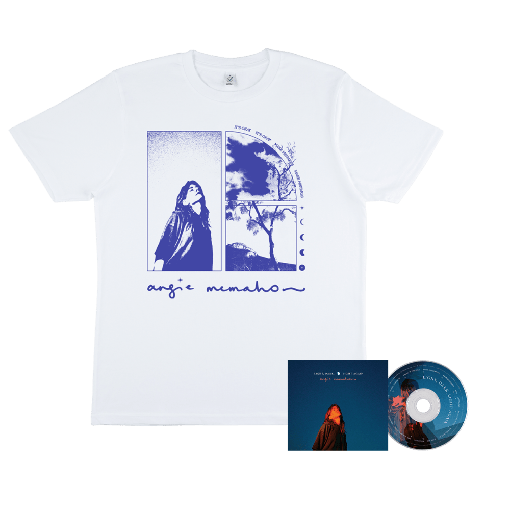 Angie McMahon - Light, Dark, Light Again CD + White T-Shirt