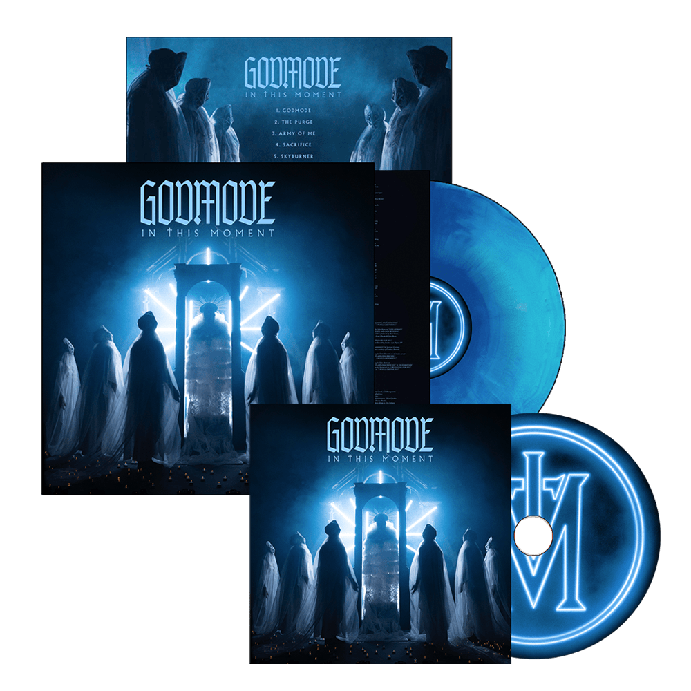 In This Moment - Godmode CD-Opaque Galaxy Blue Vinyl