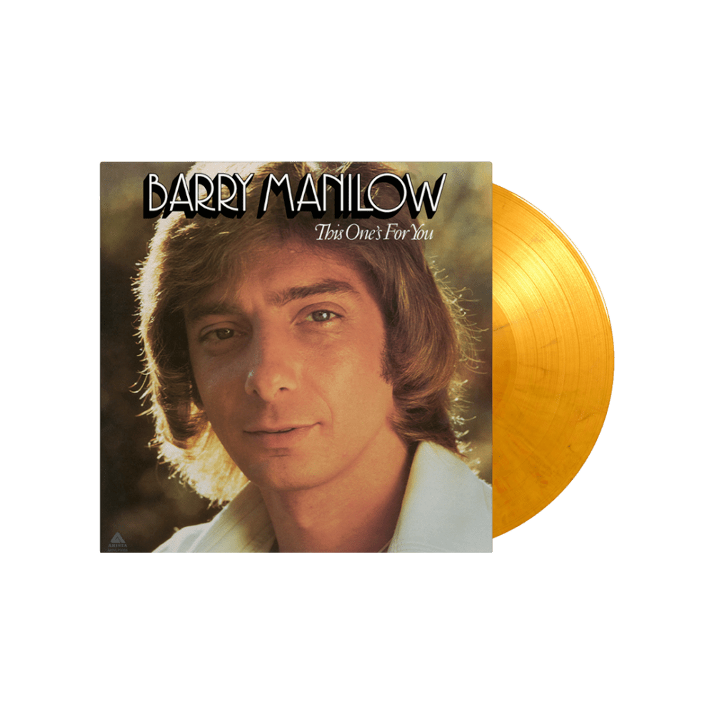 Barry Manilow - This One's For You Orange & Black Marbled Heavyweight Vinyl