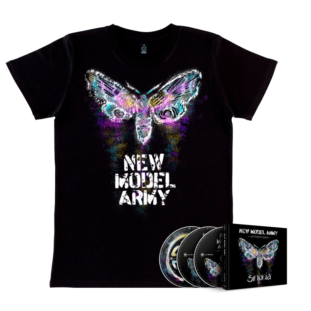 New Model Army - Sinfonia Ltd 2CD+DVD Mediabook-Womens T-Shirt