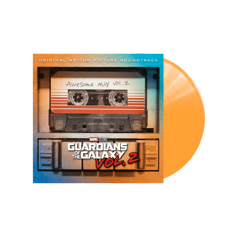 Various Artists Vinyl - Guardians of the Galaxy Awesome Mix Vol. 2 Orange Galaxy Effect Coloured Vinyl