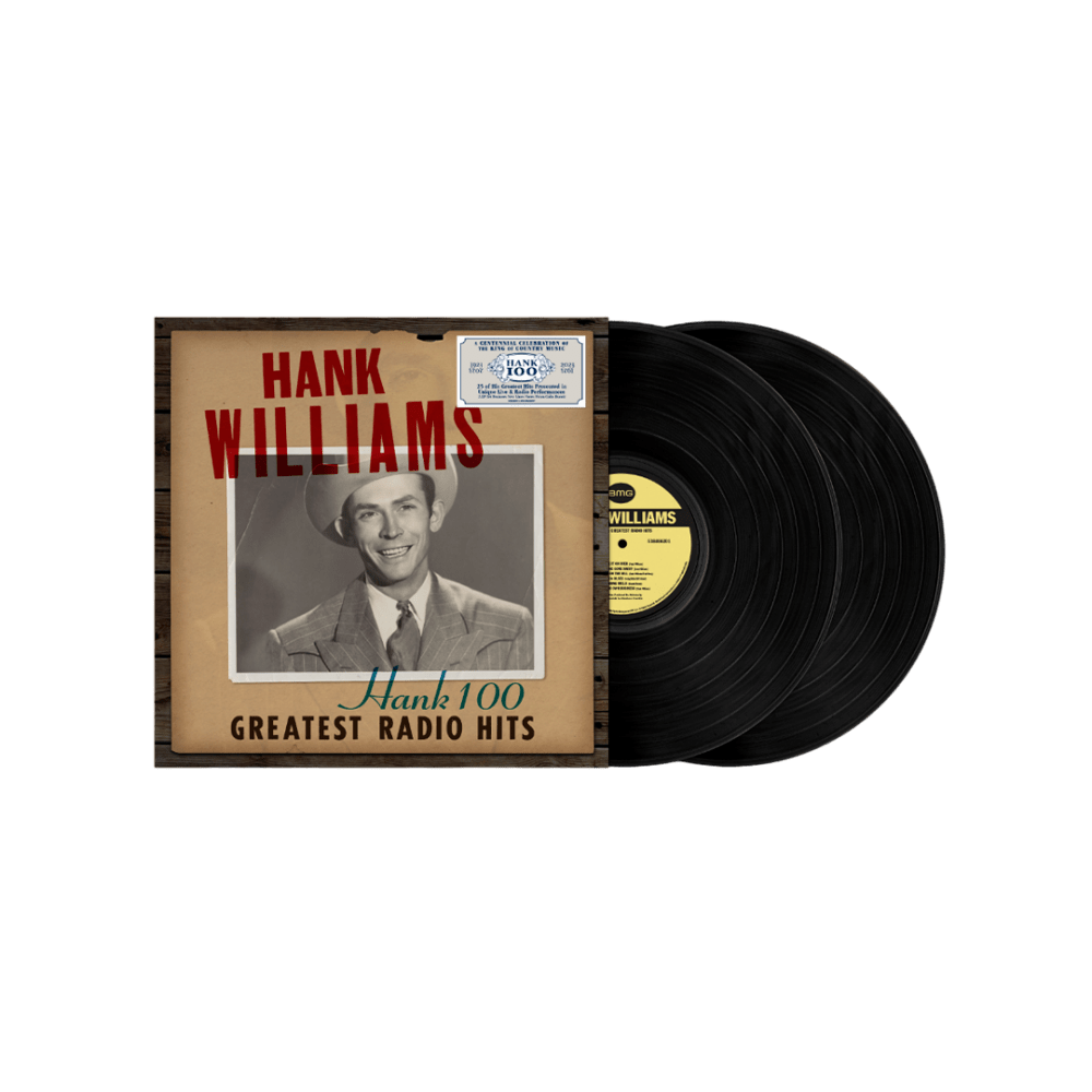 Hank Williams - Hank 100: Greatest Radio Hits Double-Vinyl