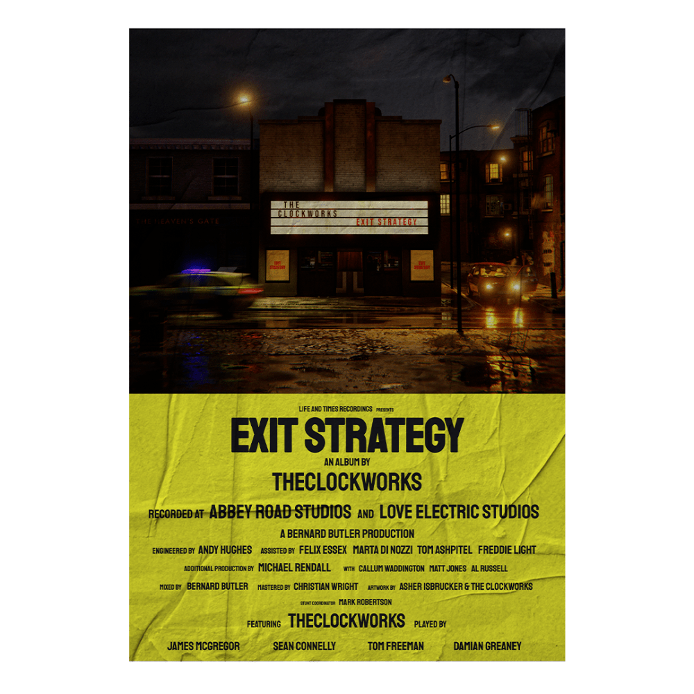 The Clockworks Poster - Exit Strategy Poster