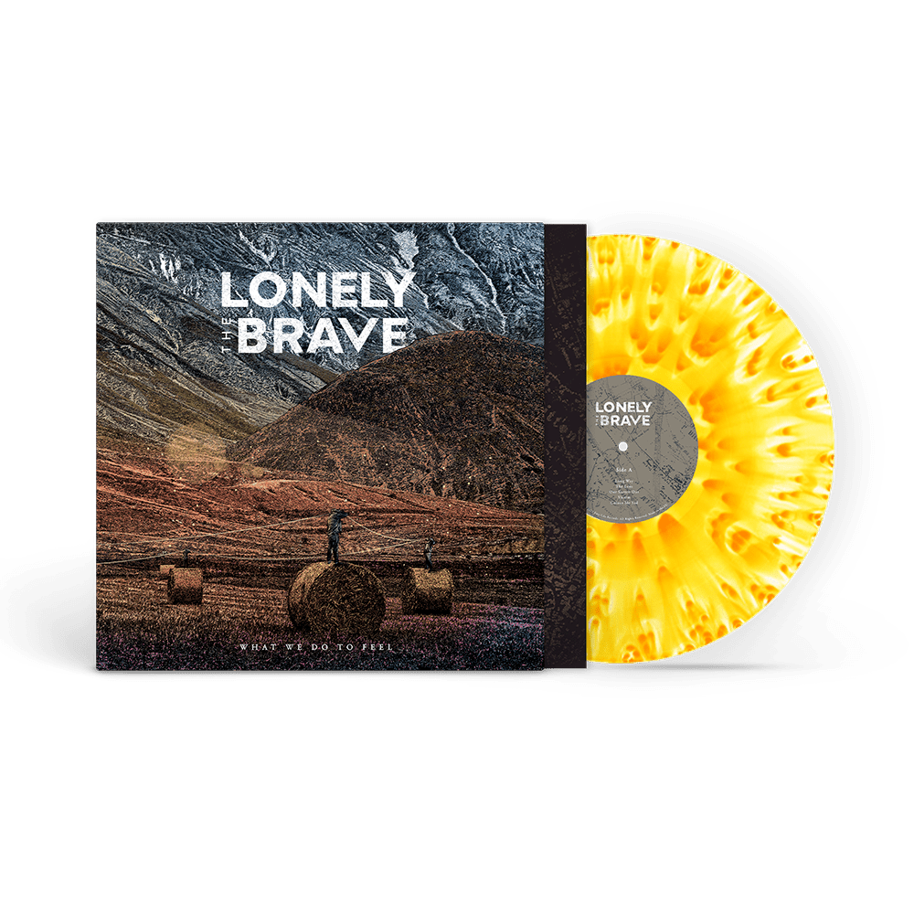 Lonely The Brave - What We Do To Feel Cloudy Orange  Transparent Vinyl