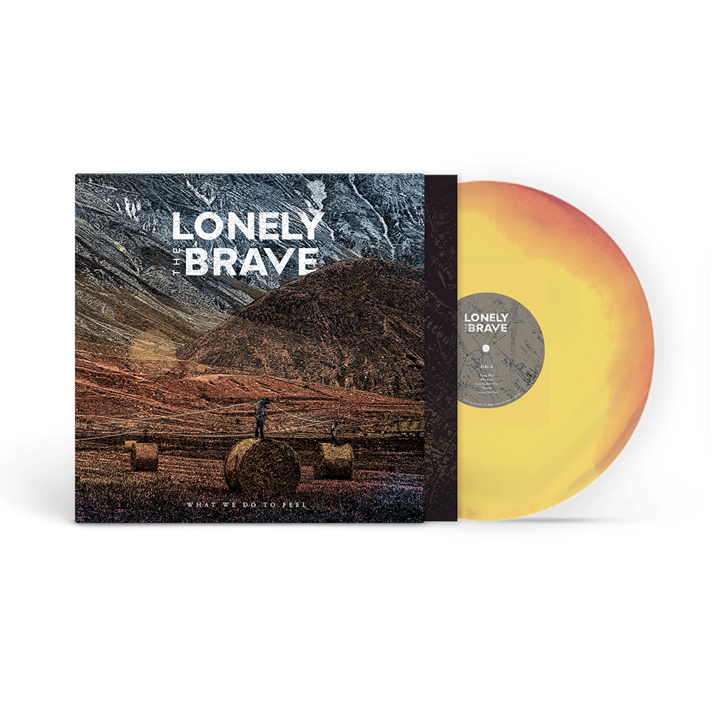 Lonely The Brave - What We Do To Feel Opaque YellowPurple Vinyl