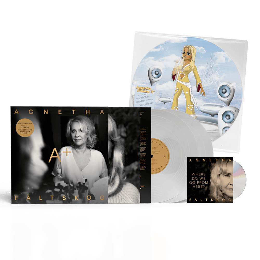 Agnetha Faltskog Single - A & A+ Crystal Clear Double Vinyl + A+ Picture Disc Exclusive Inc Where Do We Go From Here CD Single