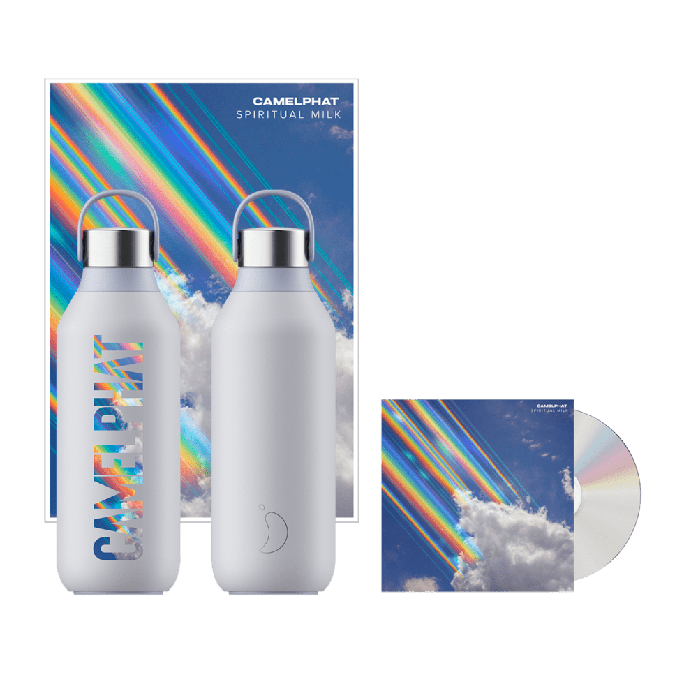 CamelPhat Print - Spiritual Milk CD + Spiritual Milk Chilly's Water Bottle Ltd-Edition Inc Signed Print