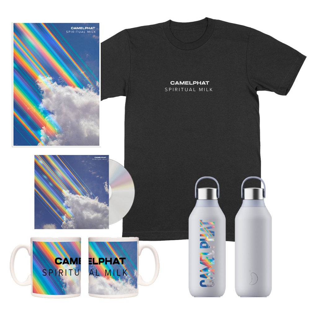 CamelPhat - Spiritual Milk CD + Spiritual Milk T-Shirt + Chilly's Water Bottle [Ltd Edition] + Mug (Inc Signed Print)