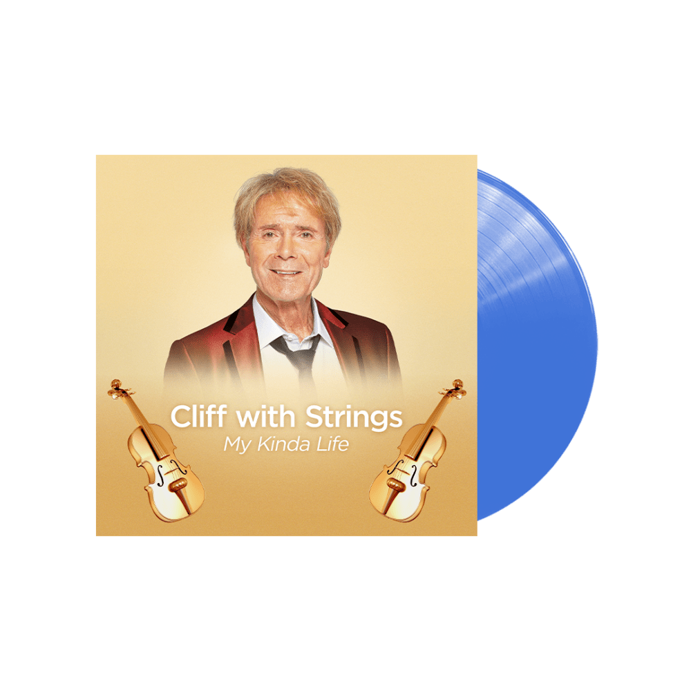 Cliff Richard - Cliff with Strings- My Kinda Life Blue Vinyl