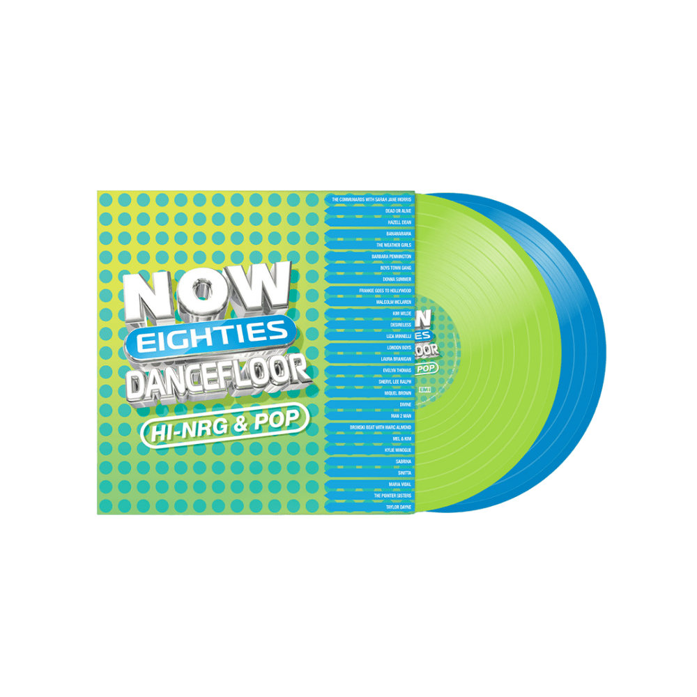 Various Artists - NOW Thats What I Call 80s Dancefloor: HI-NRG & POP Green & Blue Double-Vinyl