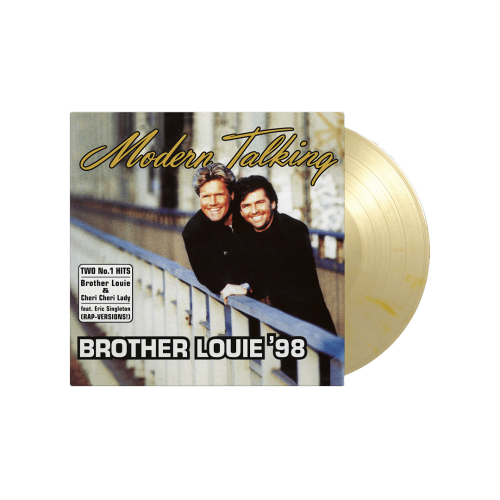 Modern Talking - Brother Louie 98 Yellow & White Marbled 12-Inch Vinyl