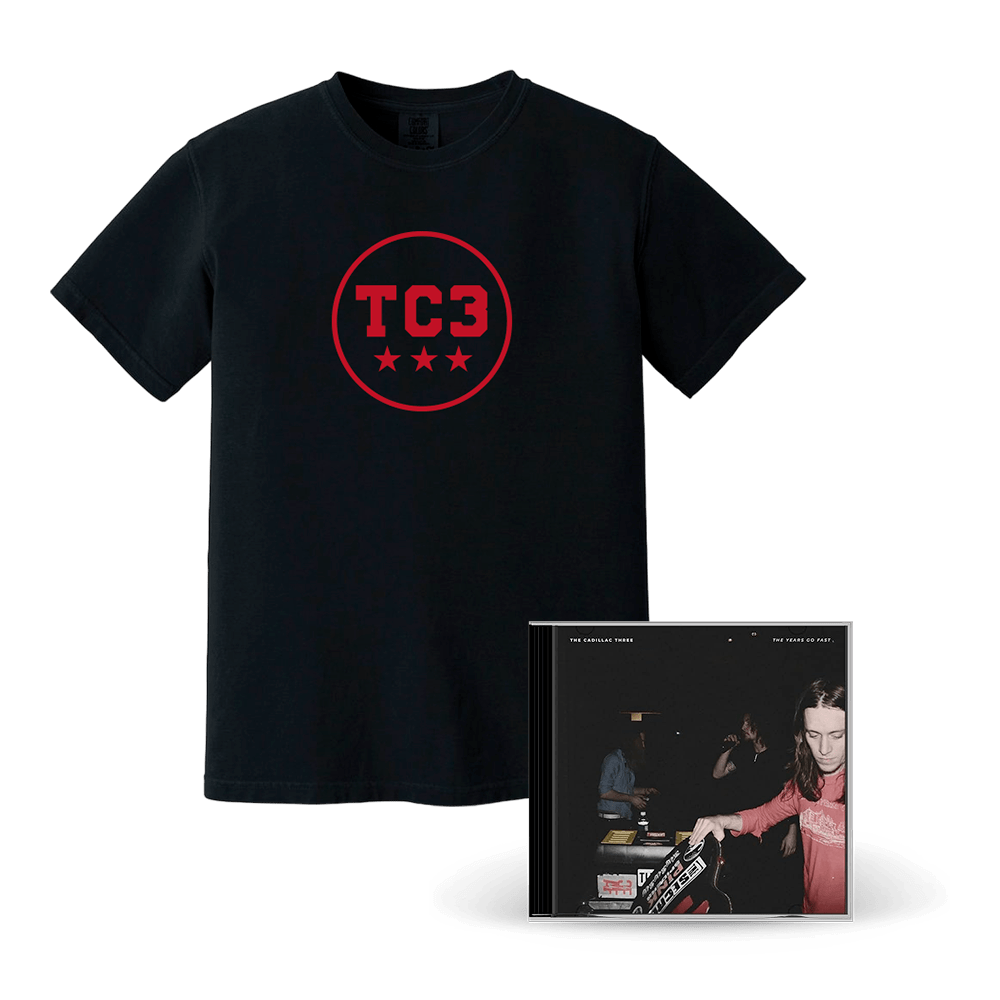 The Cadillac Three - The Years Go Fast CD-3 Star T-Shirt