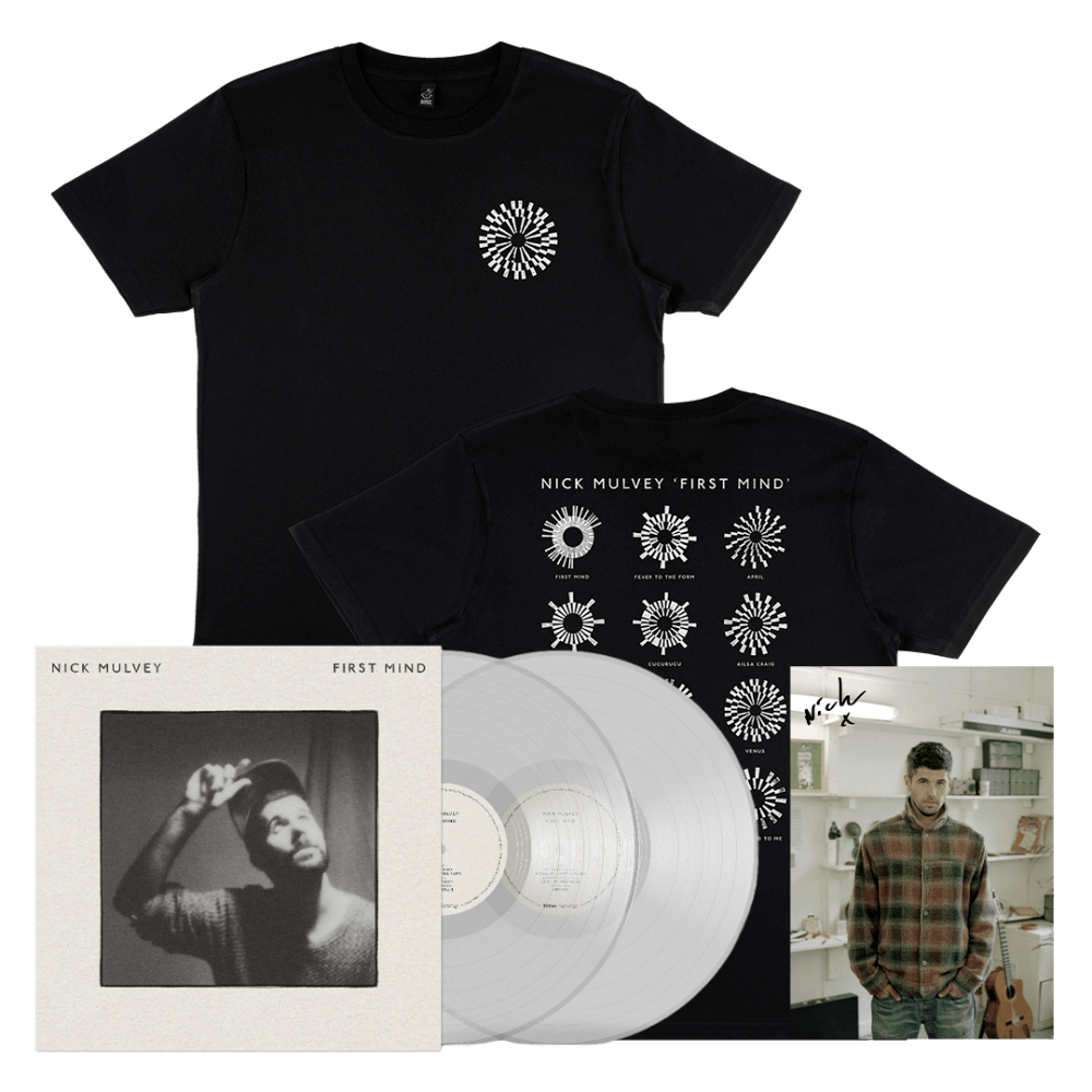 Nick Mulvey - First Mind 2LP Clear Colour Vinyl + T-Shirt + Signed Print