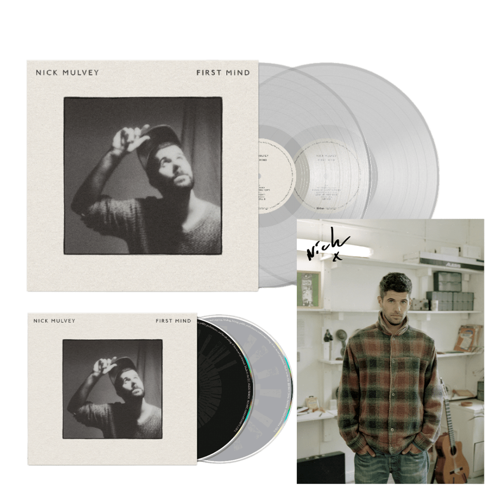 Nick Mulvey Print - First Mind 2LP Clear Colour Vinyl + 2CD Album + Signed Print