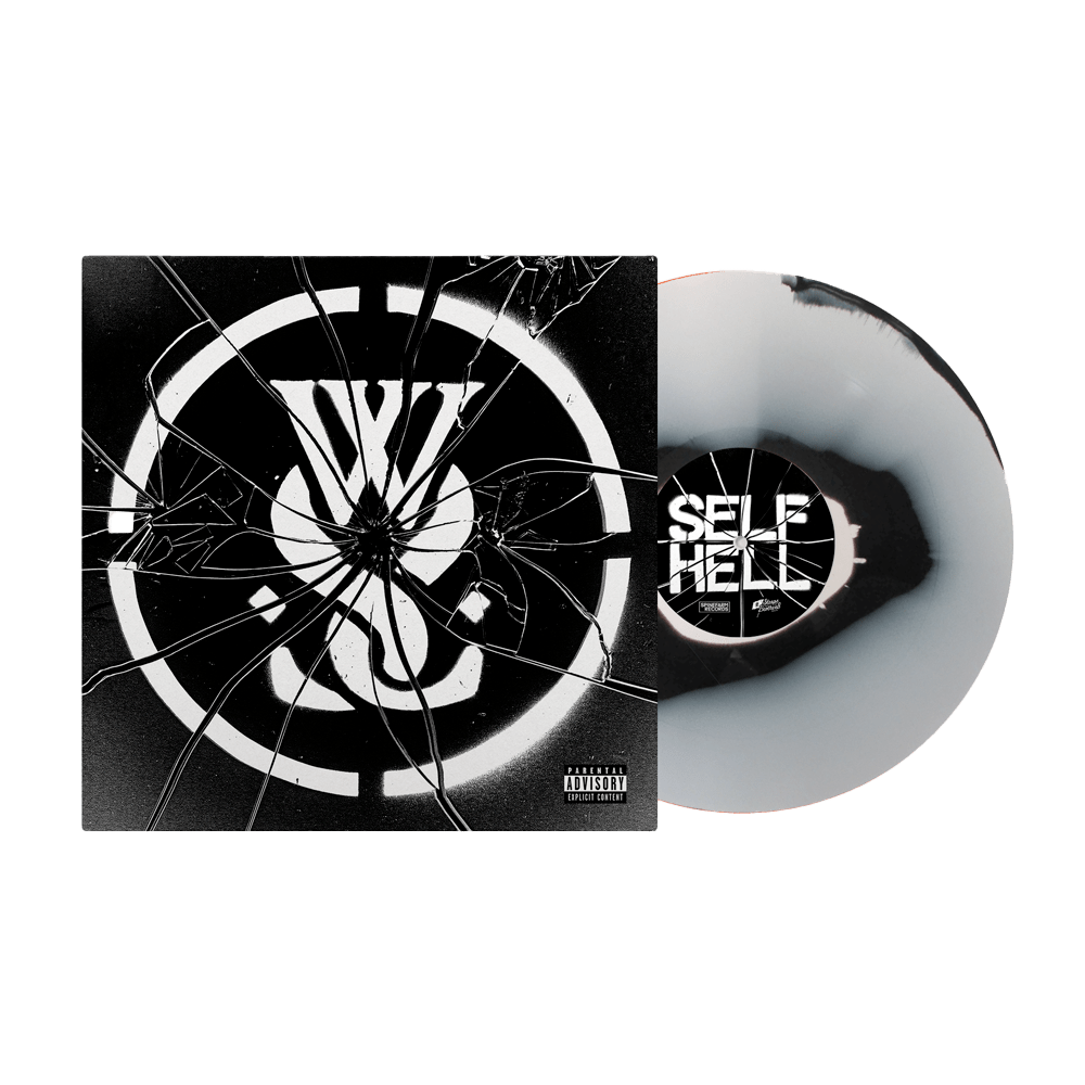 While She Sleeps - SELF HELL Black White Swirl Vinyl LP