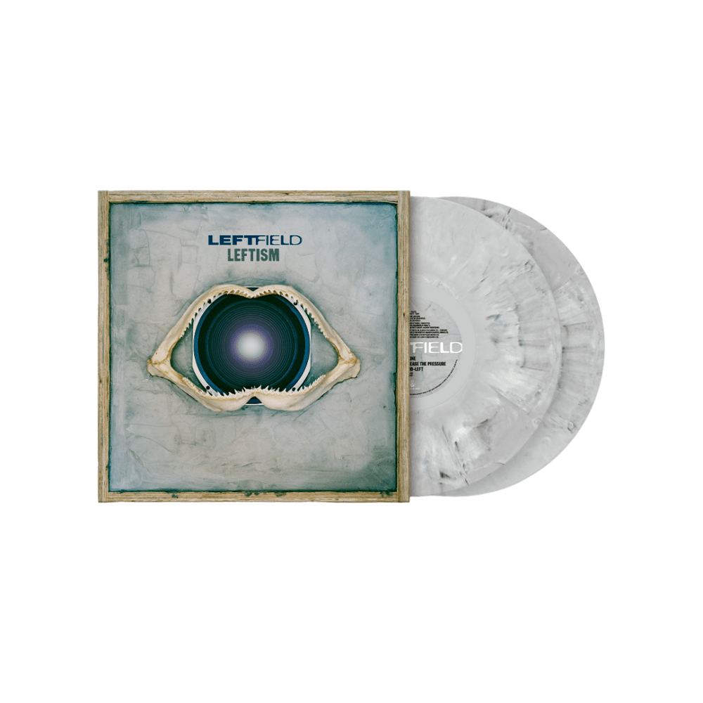 Leftfield Vinyl - Leftism NAD 2023 White & Black Marbled Double Vinyl