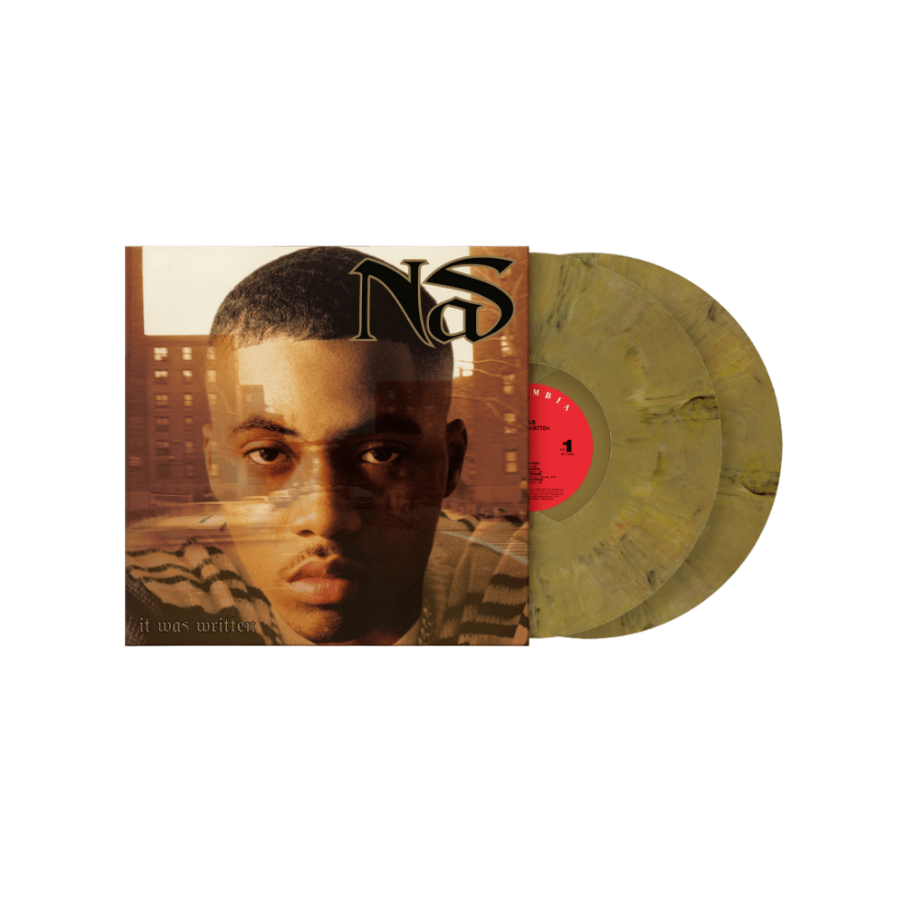 Nas - It Was Written NAD 2023 Gold & Black Marbled Double-Vinyl