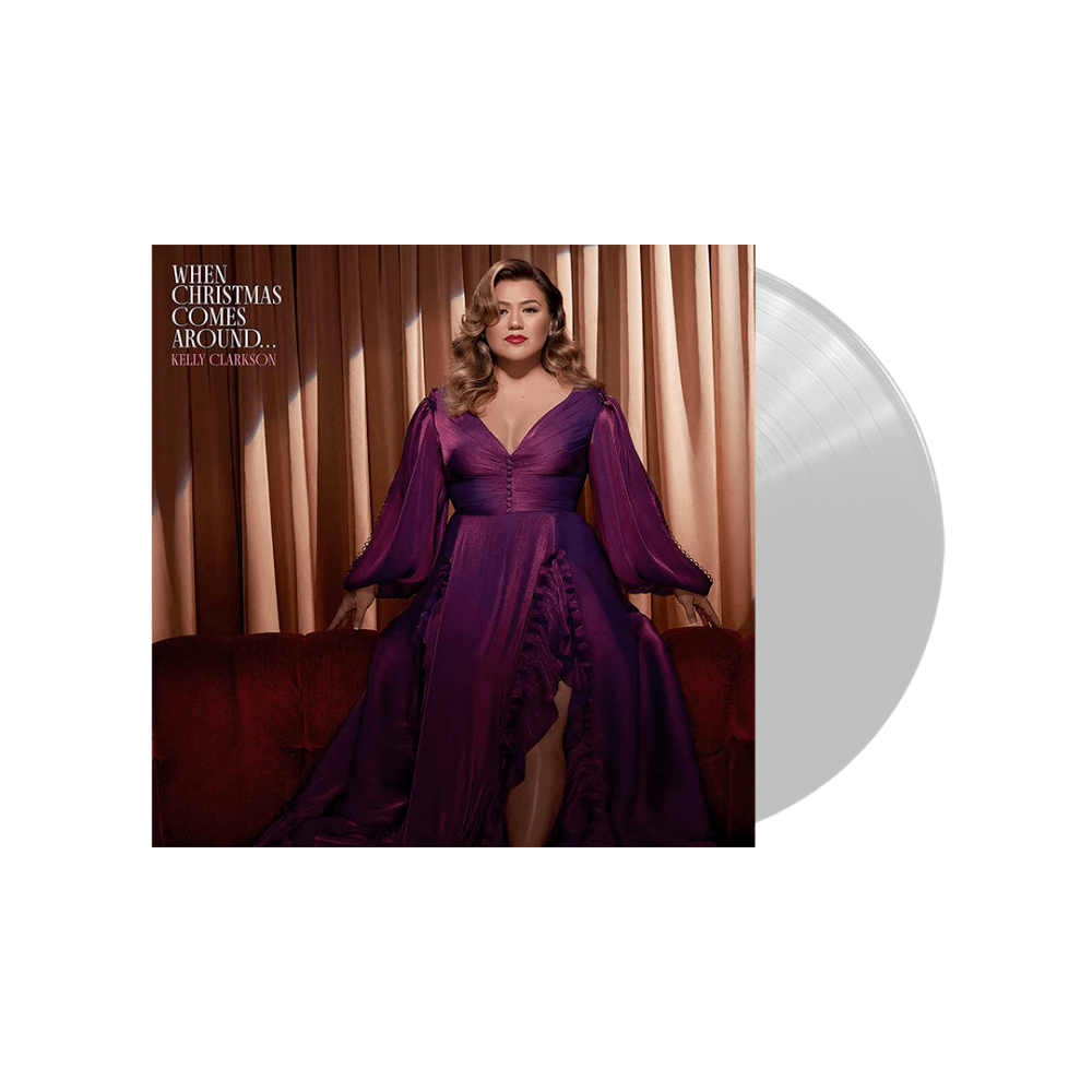 Kelly Clarkson Vinyl - When Christmas Comes Around Crystal Clear Coloured Vinyl