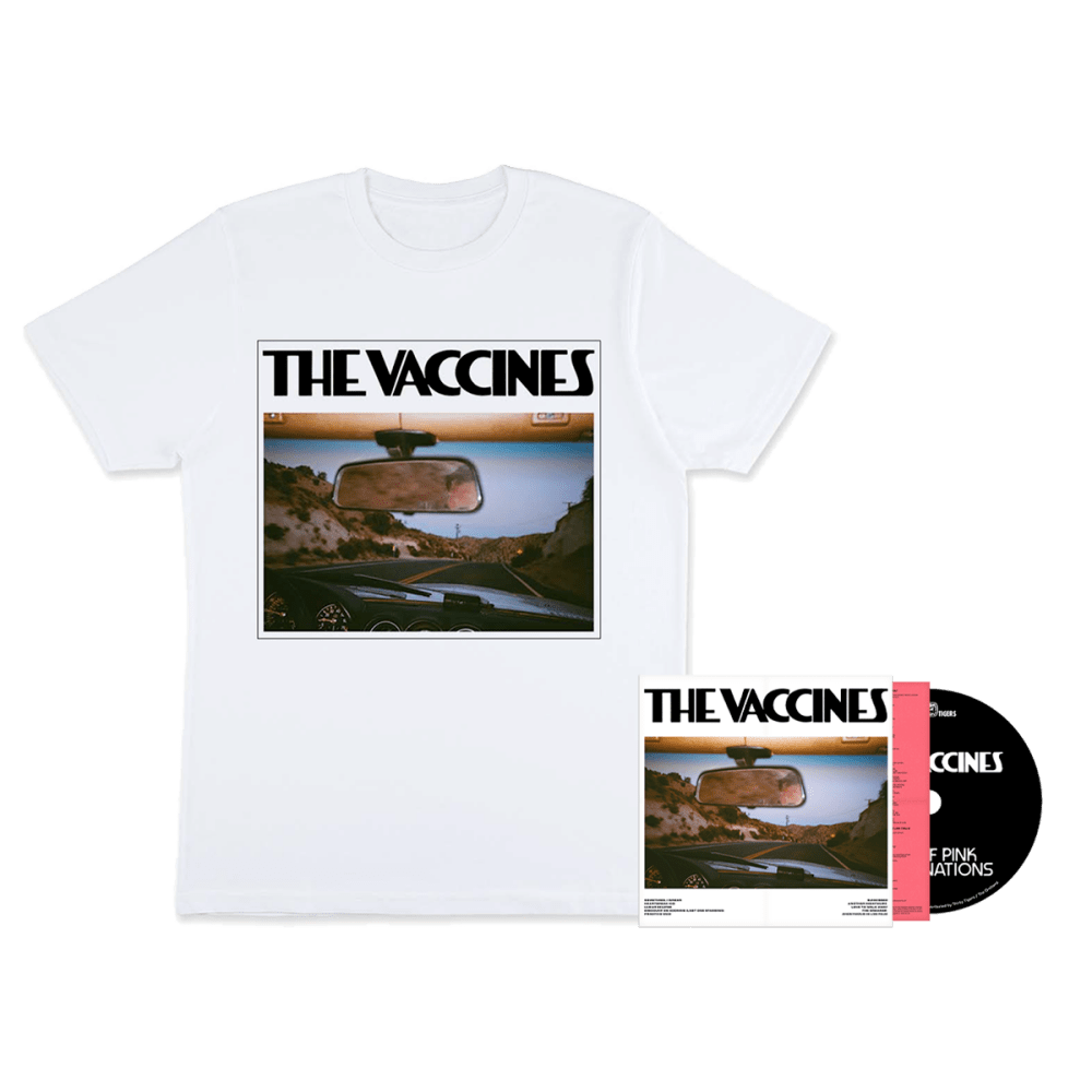 The Vaccines T-Shirt - Pick-Up Full Of Pink Carnations CD + T-Shirt