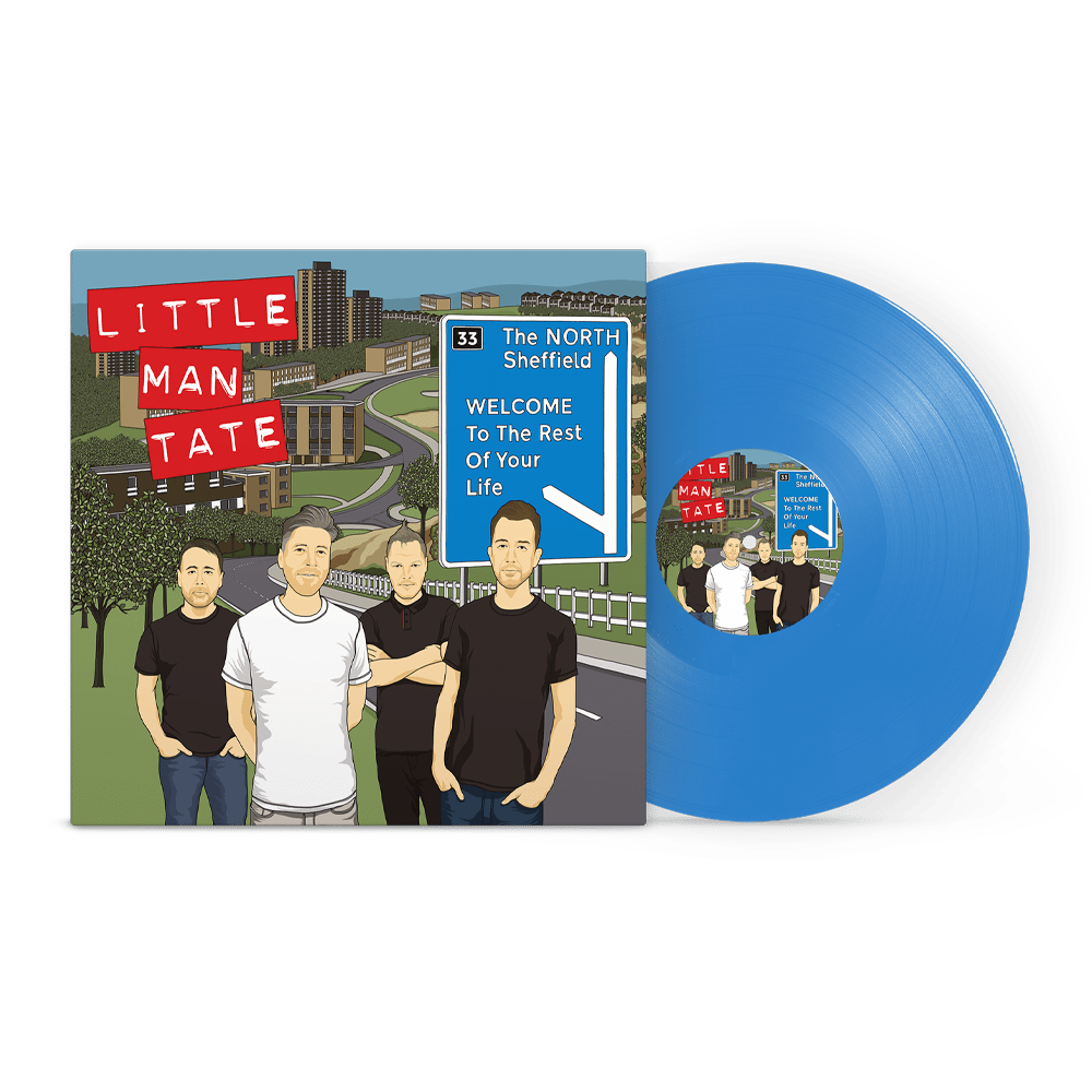 Little Man Tate - Welcome To The Rest Of Your Life Blue Signed Vinyl