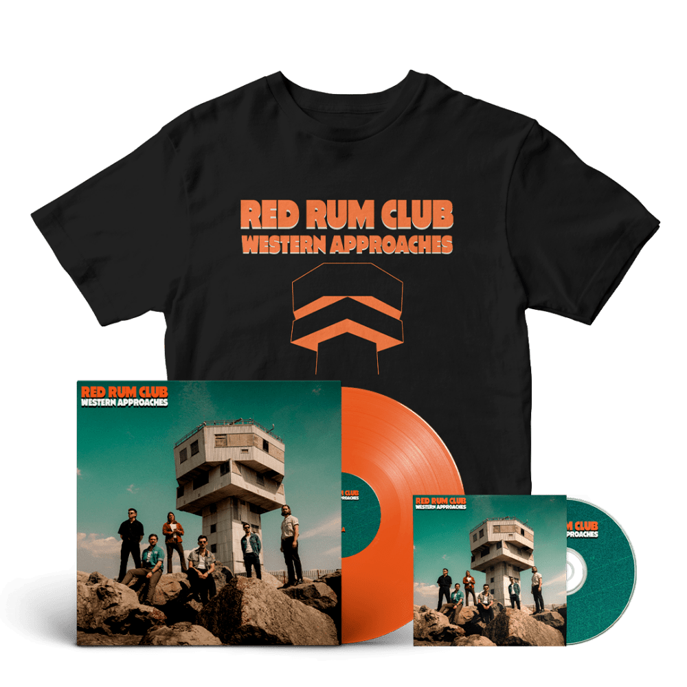 Red Rum Club - Western Approaches Limited Edition Gatefold Orange Vinyl (Signed) + CD (Signed) + T-Shirt (Signed)