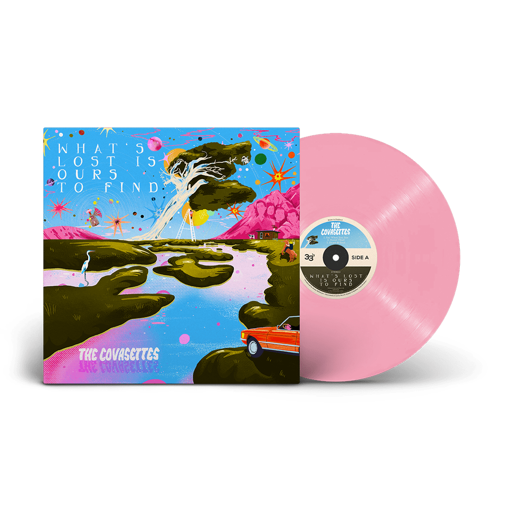 The Covasettes Vinyl - What's Lost Is Ours To Find Signed Limited Edition Pink Vinyl Vinyl