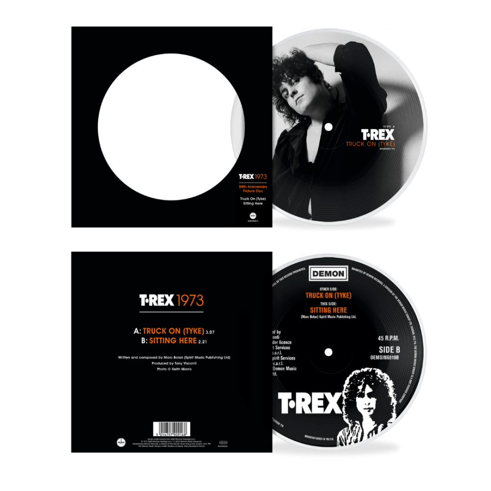 T. Rex - Truck On Tyke 50th Anniversary 7" Picture Disc 7-Inch Vinyl