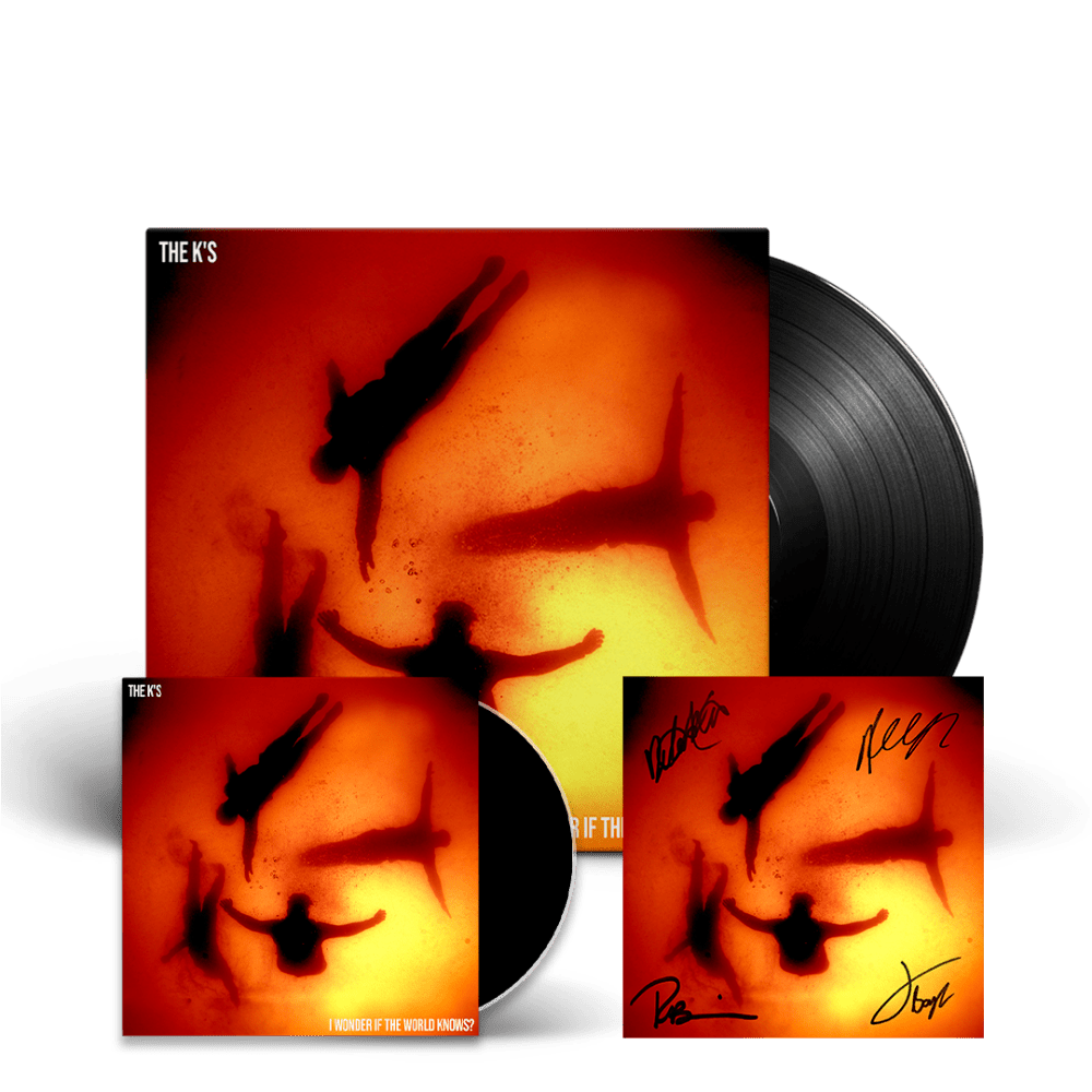 The K's Print - I Wonder If The World Knows Black Vinyl + CD + Signed A6 Print