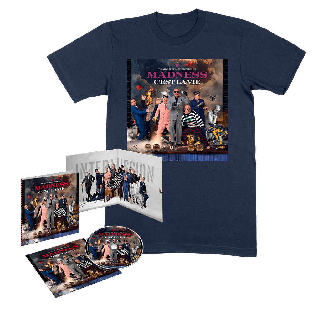 Madness - Theatre Of The Absurd Presents C'est La Vie CD + T-Shirt