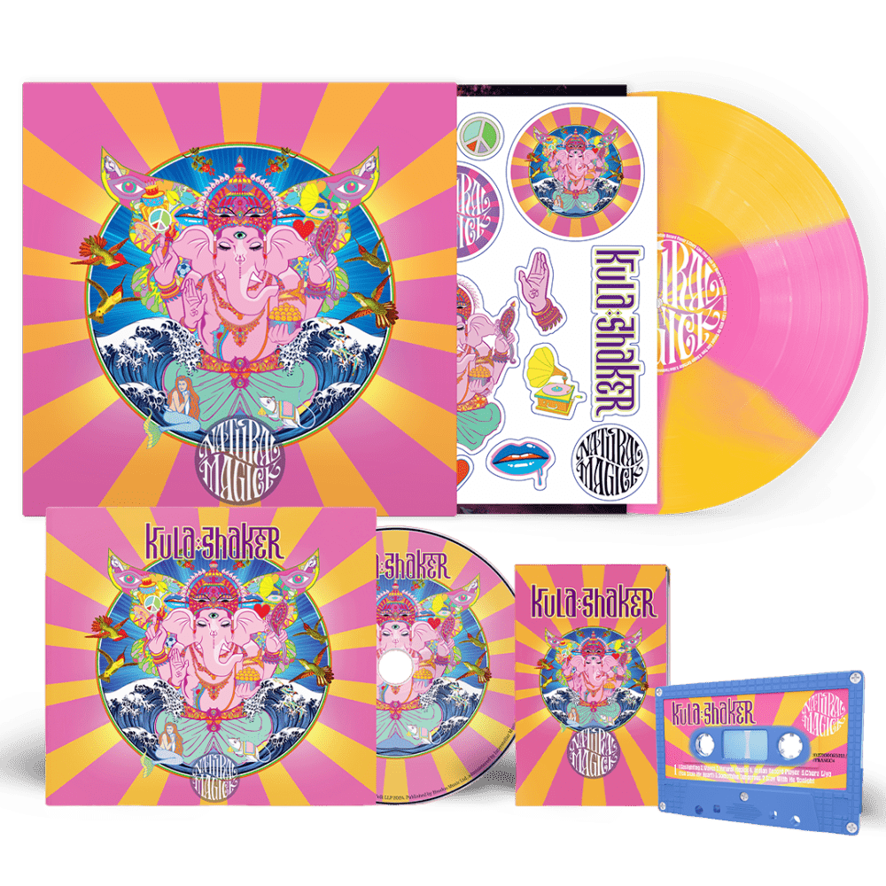 Kula Shaker - Natural Magick Pinwheel Colour Vinyl + CD + Cassette