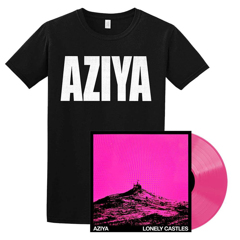 Aziya – Lonely Castles EP Pink Limited Edition Vinyl-Tee