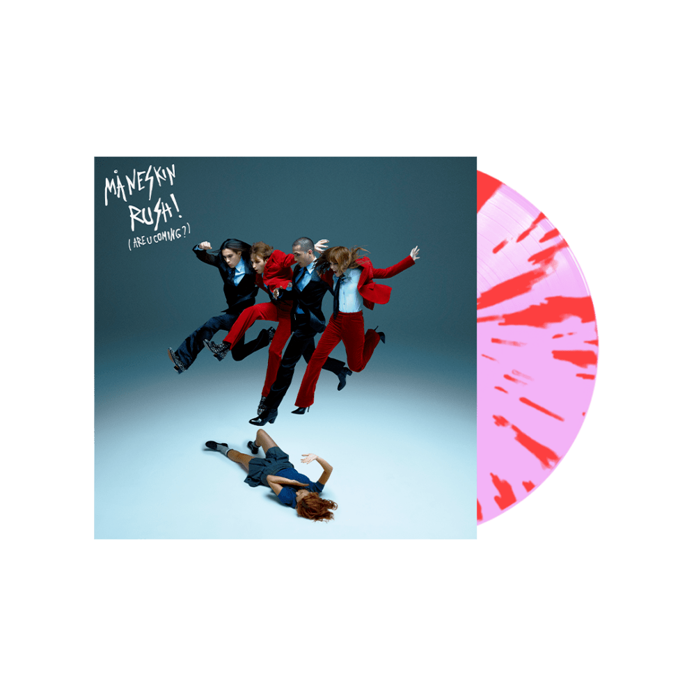 Måneskin Vinyl - Rush! Are U Coming Deluxe Pink & Red Splatter Double Vinyl